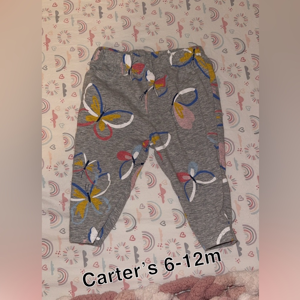 6-12 month pants bundle carters/ crazy 8